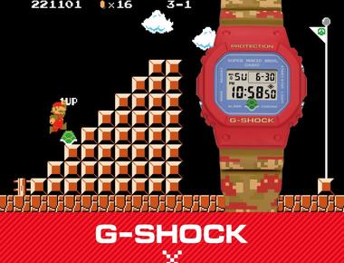 CASIO G-SHOCK sube de nivel con un nuevo reloj diseñado de Super Mario Bros.™